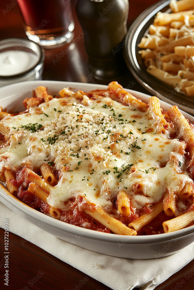 Delicious Baked Ziti with Melted Mozzarella Cheese and Fresh Herbs - Perfect Italian Comfort Food for Cozy Family Dinners and Hearty Meal Inspiration Delicious Baked Ziti with Melted Mozzarella Cheese and Fresh Herbs - Perfect Italian Comfort Food for Cozy Family Dinners and Hearty Meal Inspiration