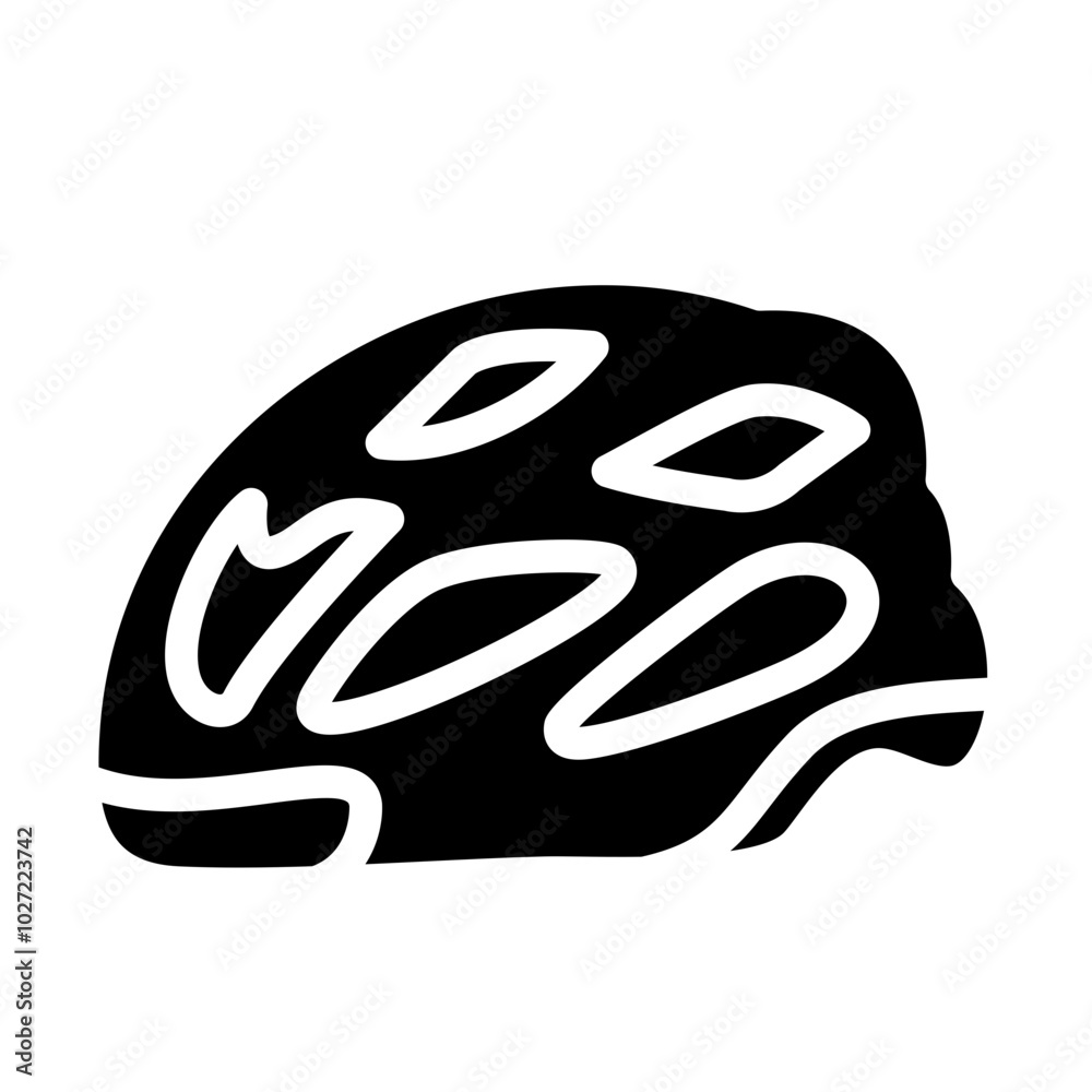 Cycling Helmet Vector Design Icon Style Cycling Helmet Vector Design Icon Style