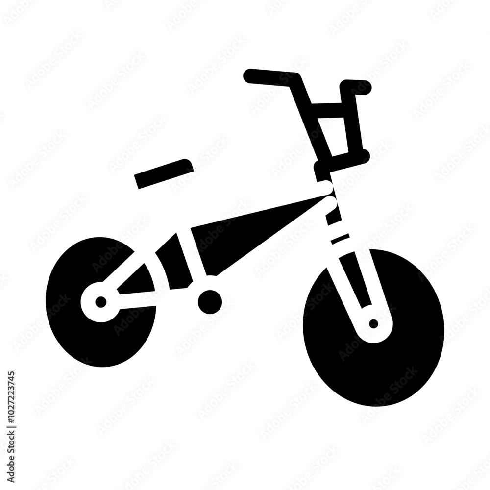 BMX Bike Vector Design Icon Style BMX Bike Vector Design Icon Style