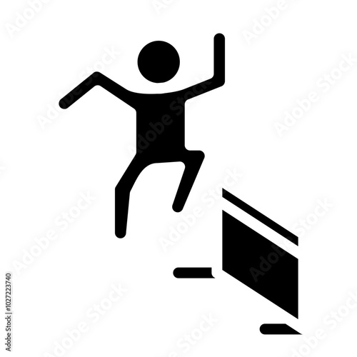 Hurdles Vector Design Icon Style