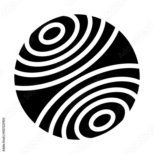 Exercise Ball Vector Design Icon Style