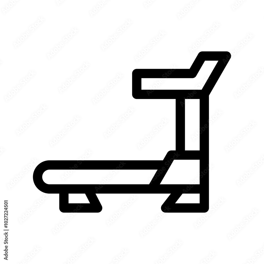 Treadmill Icon Vector Symbol Design Illustration Treadmill Icon Vector Symbol Design Illustration