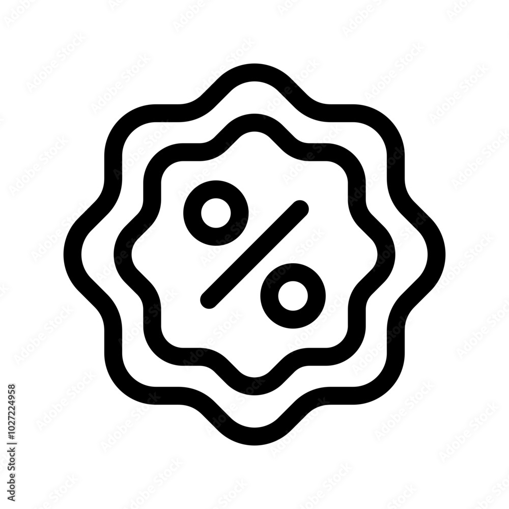 Discount Icon Vector Symbol Design Illustration Discount Icon Vector Symbol Design Illustration