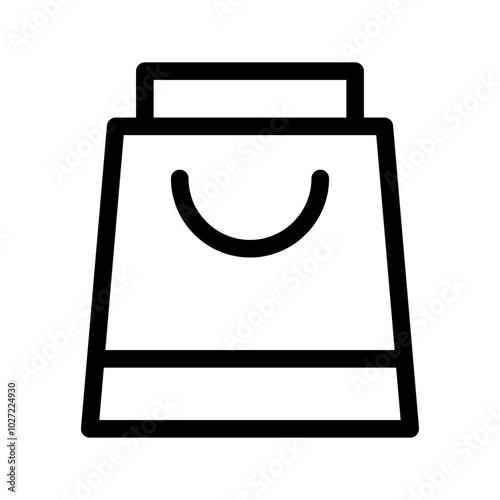 Bag Icon Vector Symbol Design Illustration