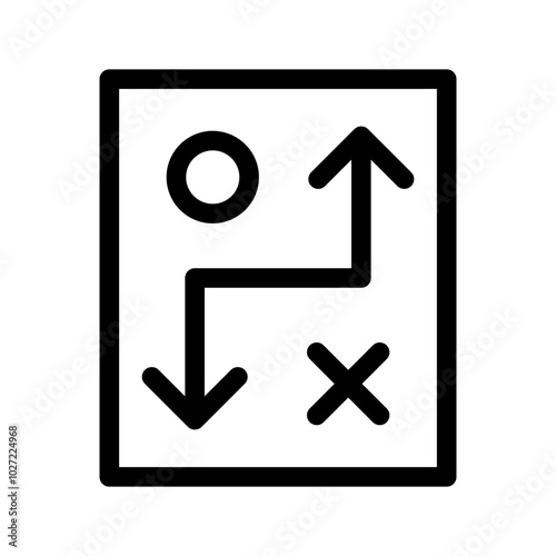 Strategy Icon Vector Symbol Design Illustration