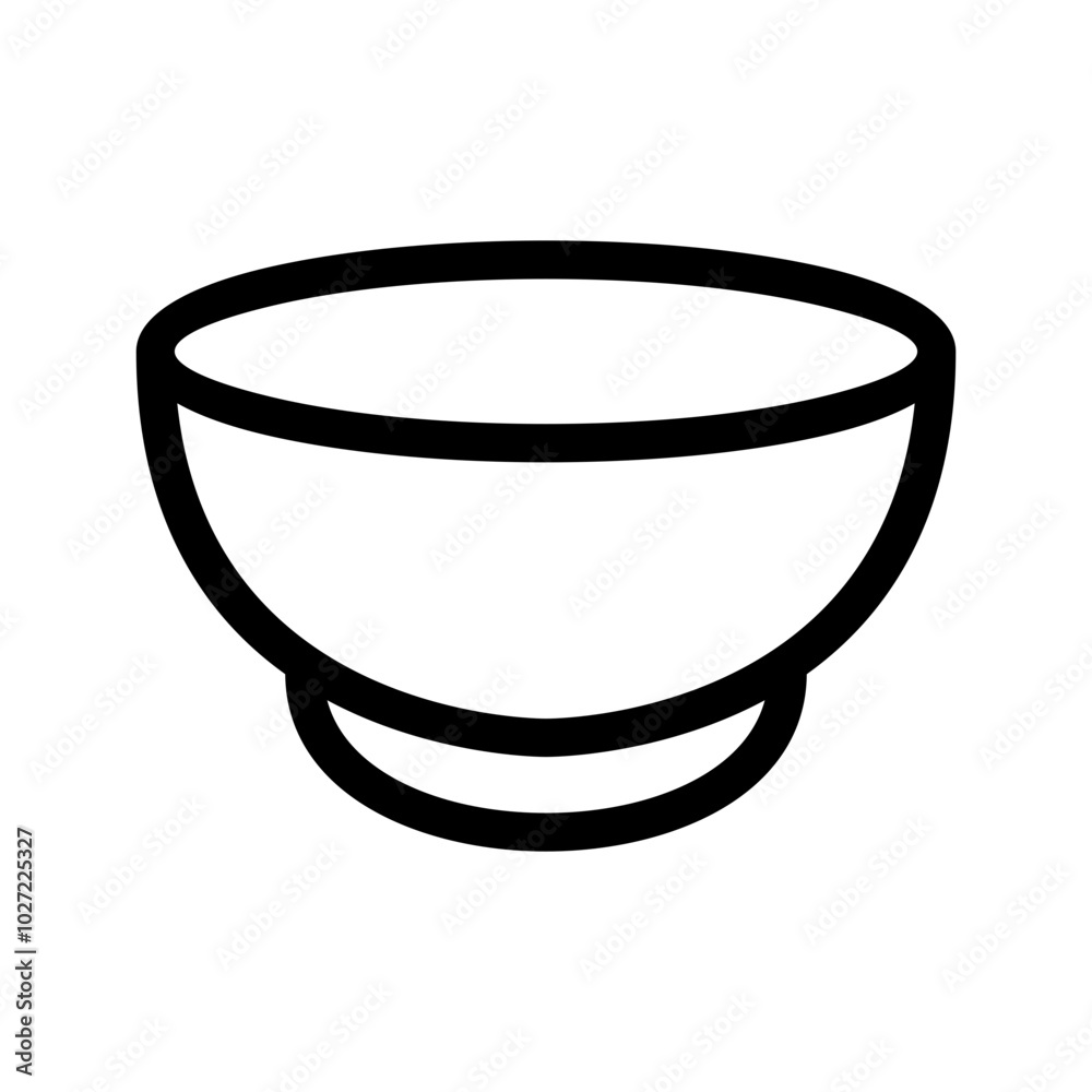 Bowl Icon Vector Symbol Design Illustration Bowl Icon Vector Symbol Design Illustration