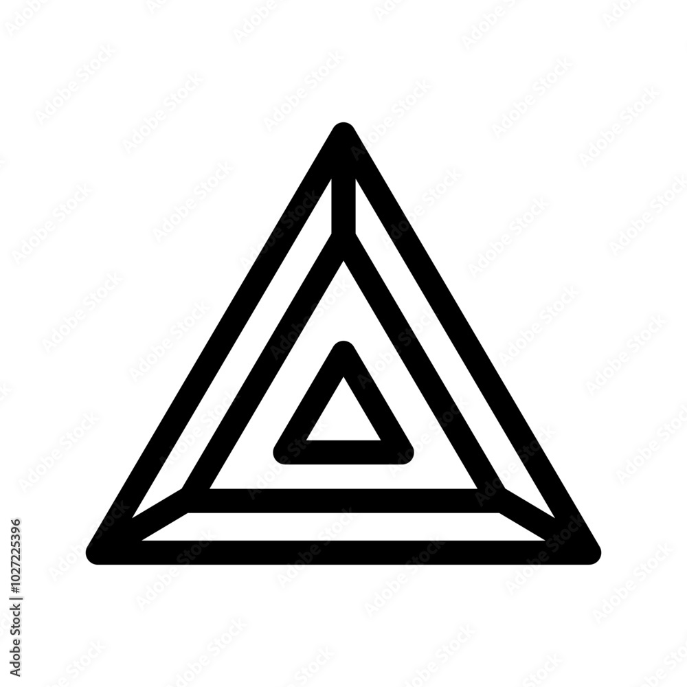 Triangle Icon Vector Symbol Design Illustration Triangle Icon Vector Symbol Design Illustration