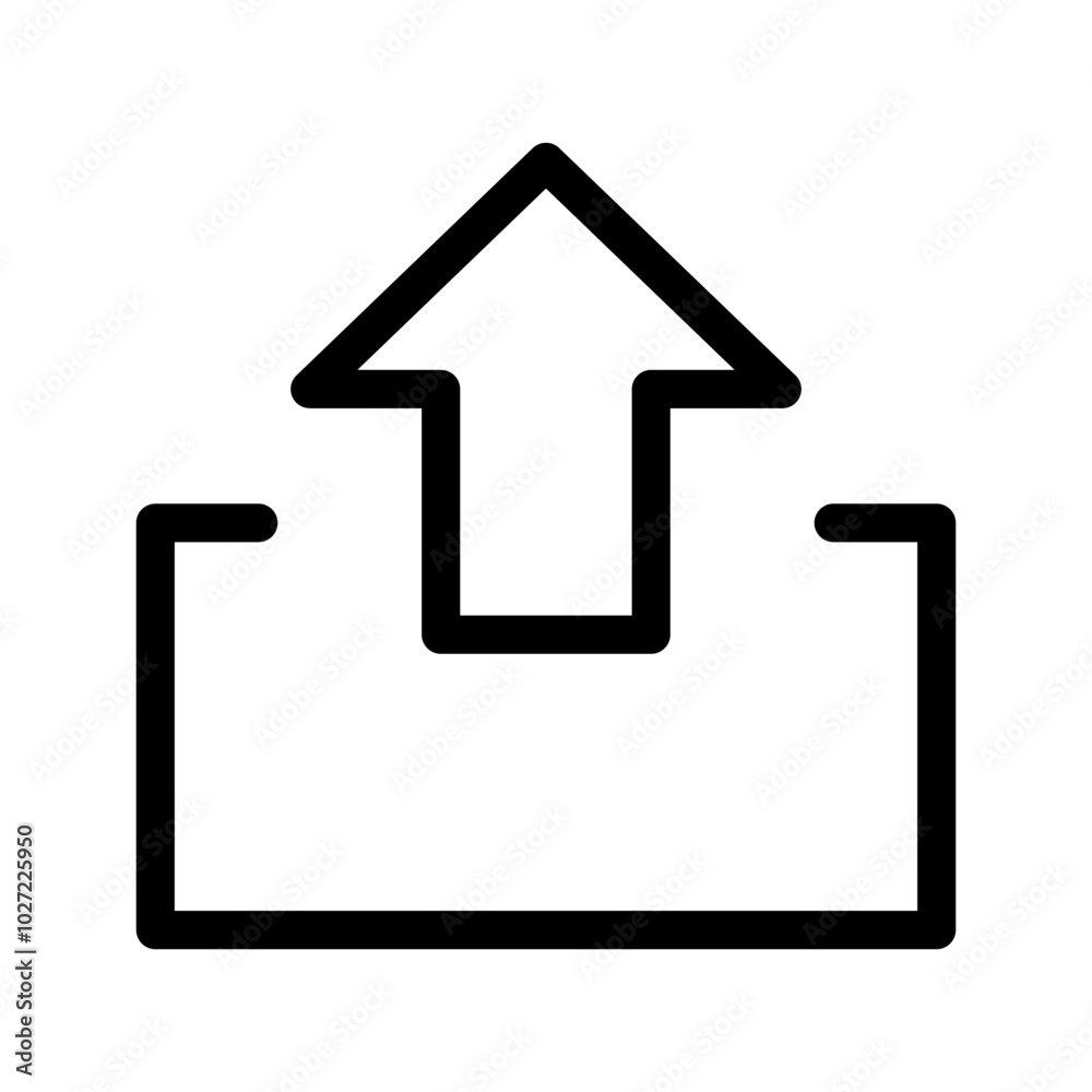 Upload Icon Vector Symbol Design Illustration Upload Icon Vector Symbol Design Illustration