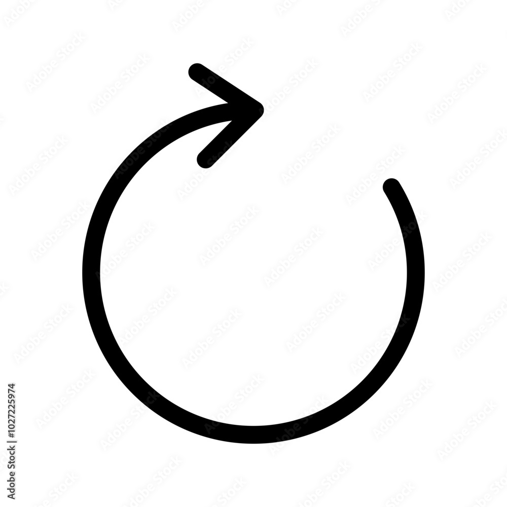 Refresh Icon Vector Symbol Design Illustration Refresh Icon Vector Symbol Design Illustration