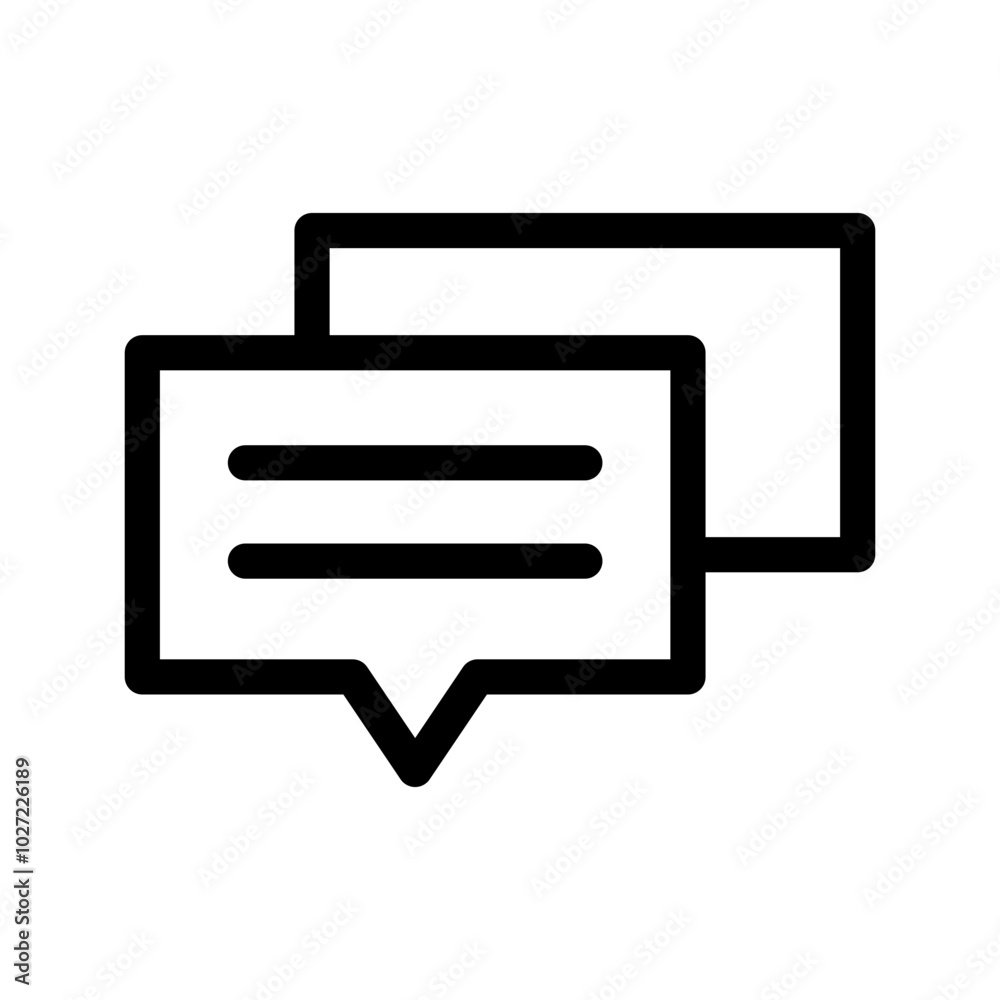 Chat Icon Vector Symbol Design Illustration Chat Icon Vector Symbol Design Illustration