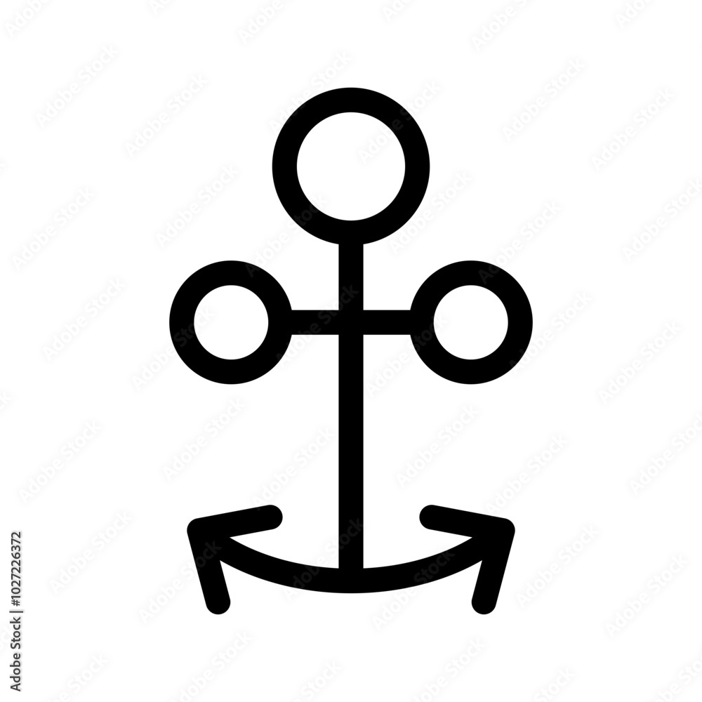 Anchor Icon Vector Symbol Design Illustration Anchor Icon Vector Symbol Design Illustration