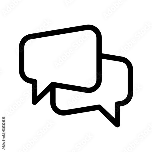 Chat Icon Vector Symbol Design Illustration