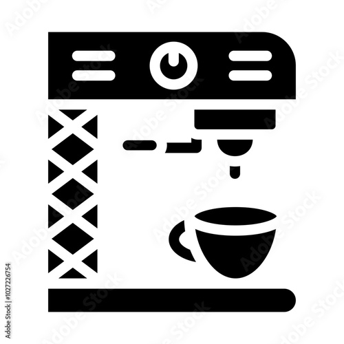 Coffee Maker Vector Design Icon Style