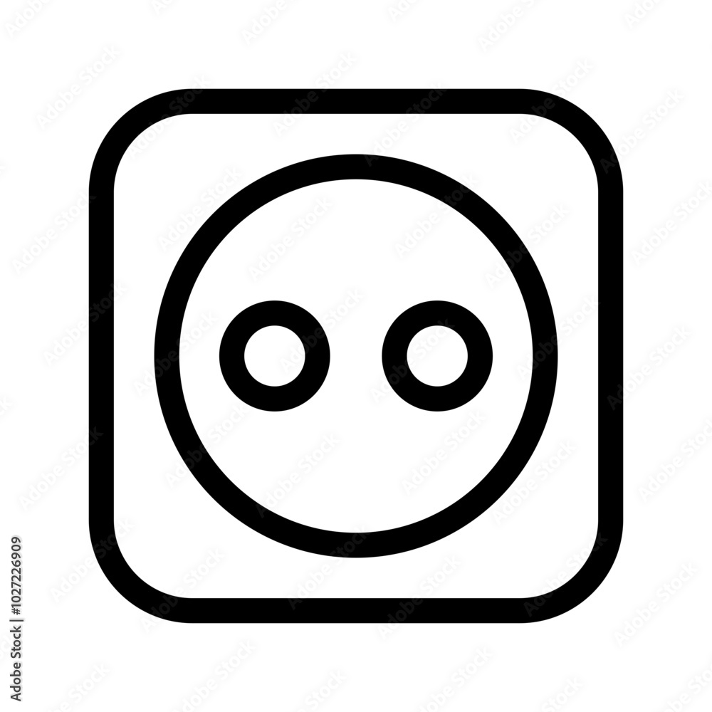 Socket Icon Vector Symbol Design Illustration Socket Icon Vector Symbol Design Illustration