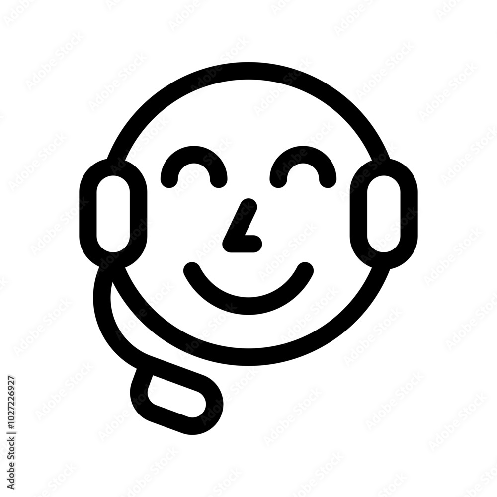 Customer Service Icon Vector Symbol Design Illustration Customer Service Icon Vector Symbol Design Illustration