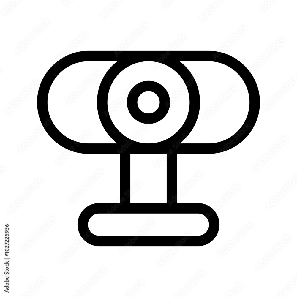 Webcam Icon Vector Symbol Design Illustration Webcam Icon Vector Symbol Design Illustration