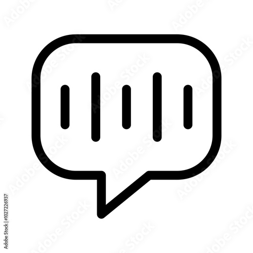 Voice Message Icon Vector Symbol Design Illustration