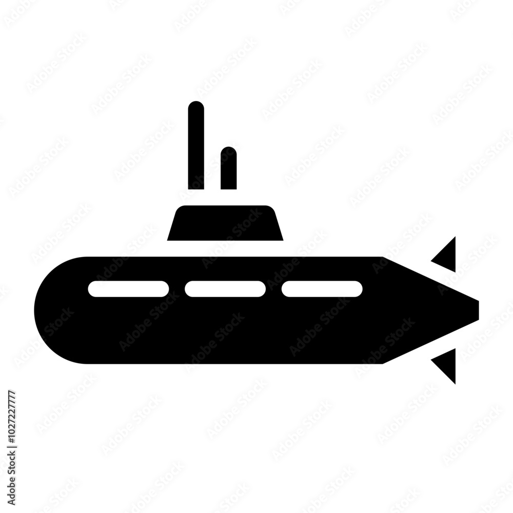 Submarine Vector Design Icon Style Submarine Vector Design Icon Style