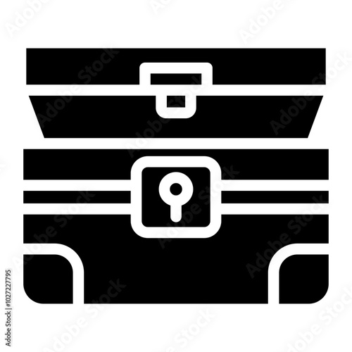 Treasure Chest Vector Design Icon Style