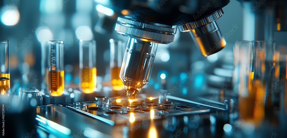Advanced medical devices captured in detail, used in precision diagnostic processes. Advanced medical devices captured in detail, used in precision diagnostic processes.