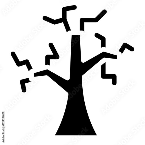 Dead Tree Vector Design Icon Style