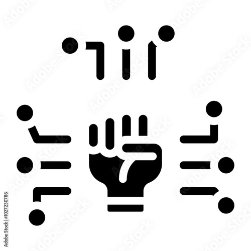 Digital Revolution Vector Design Icon Style