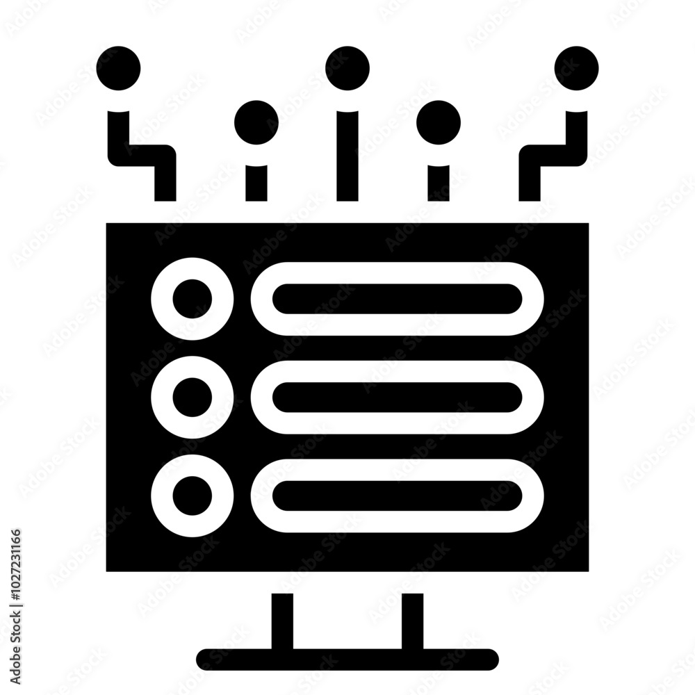 Digital Interface Vector Design Icon Style Digital Interface Vector Design Icon Style