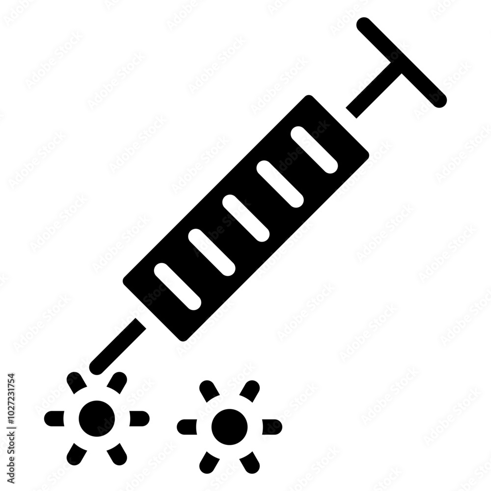 Allergy Shots Vector Design Icon Style Allergy Shots Vector Design Icon Style