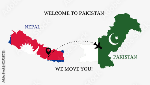WELCOME TO PAKISTAN. TRAVEL FROM nepal TO PAKISTAN
