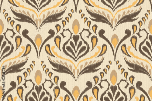 ethnic boho seamless pattern background. geometric design