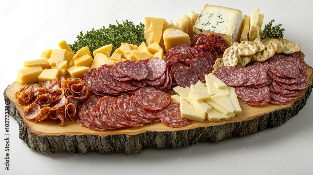 Assorted Charcuterie and Cheese Platter Arrangement Assorted Charcuterie and Cheese Platter Arrangement