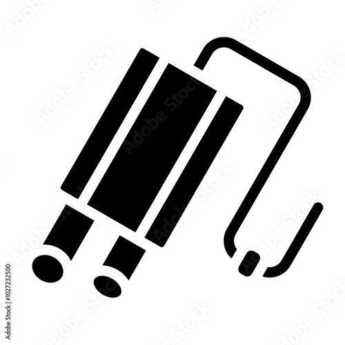 Muffler Vector Design Icon Style