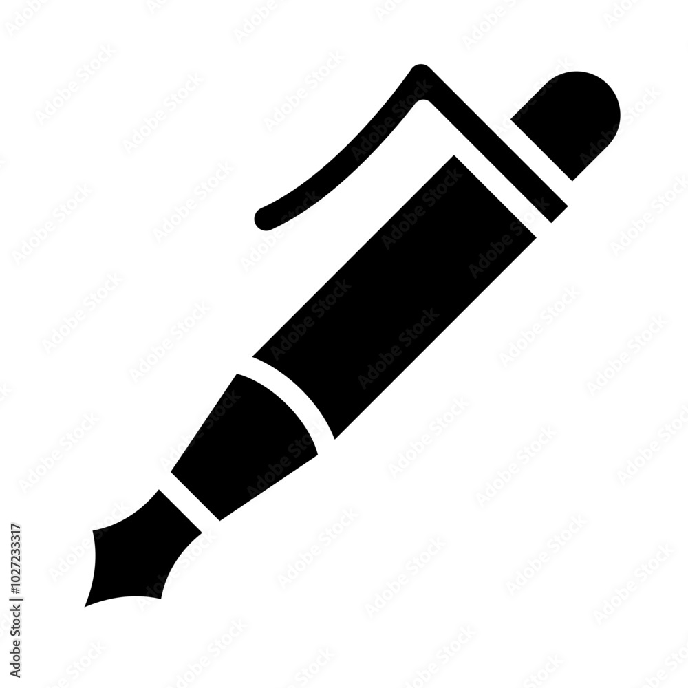 Drafting Pen Vector Design Icon Style Drafting Pen Vector Design Icon Style