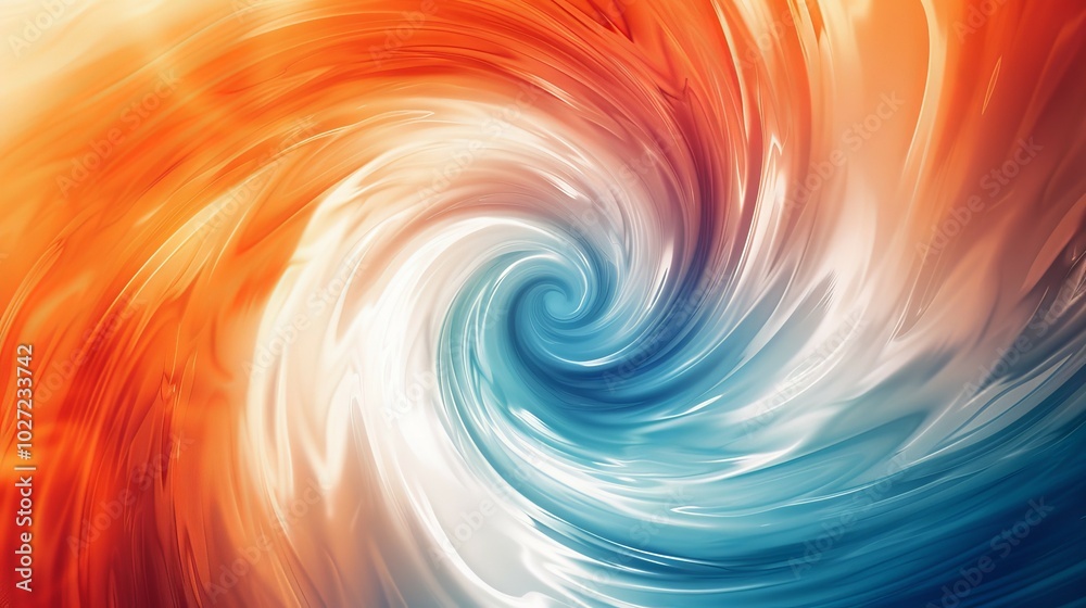Abstract swirling colors. Vibrant abstract background with swirling colors in shades of red, orange, blue, and white. Abstract swirling colors. Vibrant abstract background with swirling colors in shades of red, orange, blue, and white.