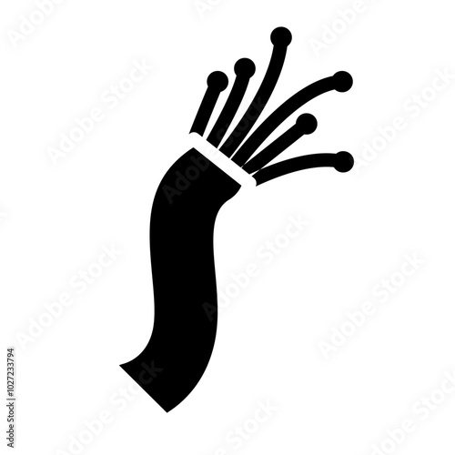 Fiber Optic Cable Vector Design Icon Style