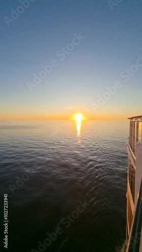 sunset over the sea
