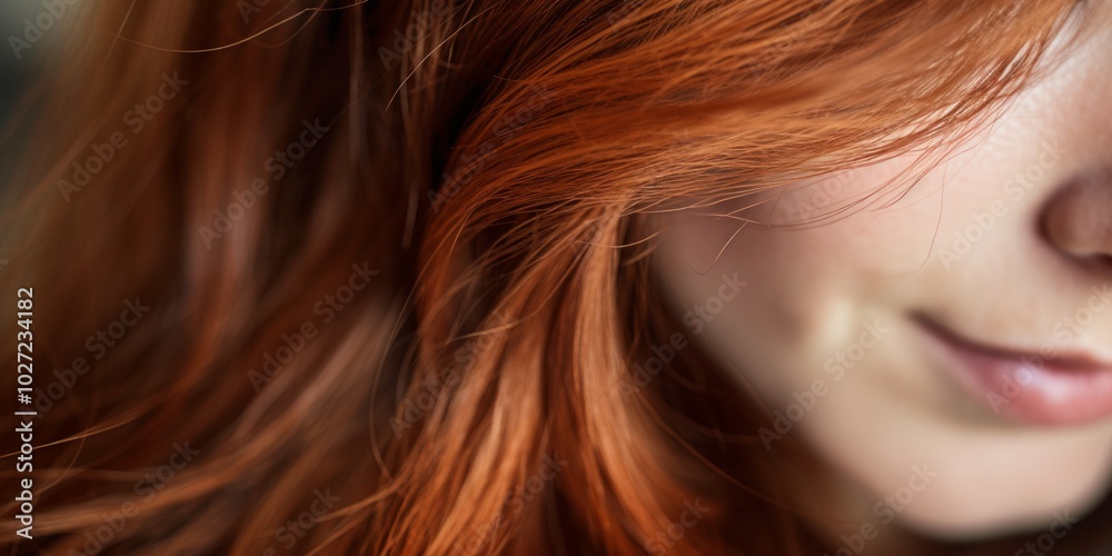 Beautiful laughing model girl with long curly hair. Studio shot. Beauty saloon. Selective focus. Generative AI. Beautiful laughing model girl with long curly hair. Studio shot. Beauty saloon. Selective focus. Generative AI.