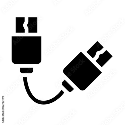 Micro USB Connector Vector Design Icon Style