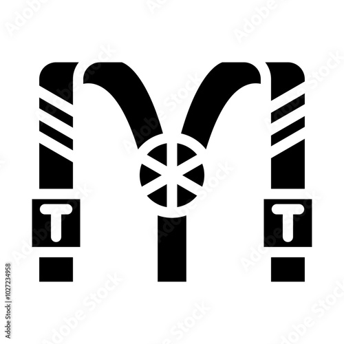 Suspenders Vector Design Icon Style