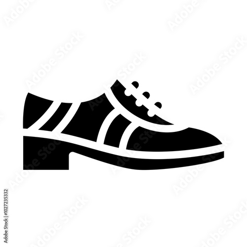 Wingtip Shoes Vector Design Icon Style