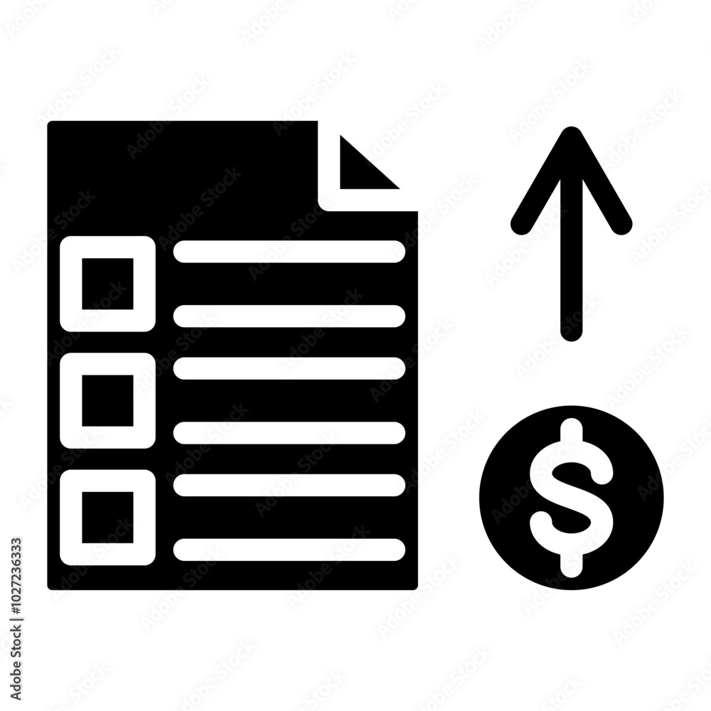 Procure Flow Vector Design Icon Style Procure Flow Vector Design Icon Style
