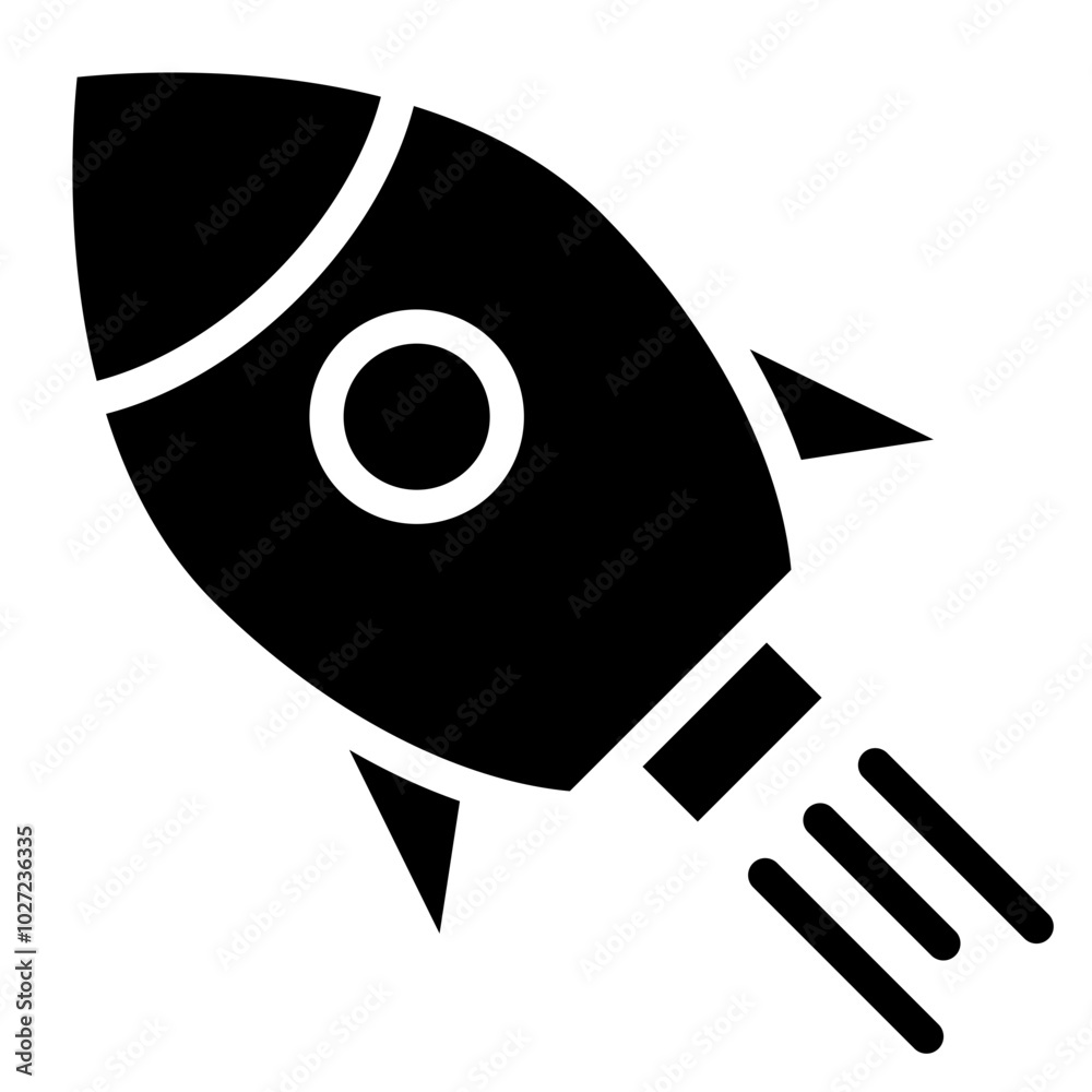 RFQ Rocket Vector Design Icon Style RFQ Rocket Vector Design Icon Style