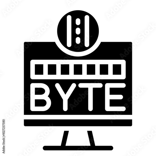 Byte Boulevard Vector Design Icon Style