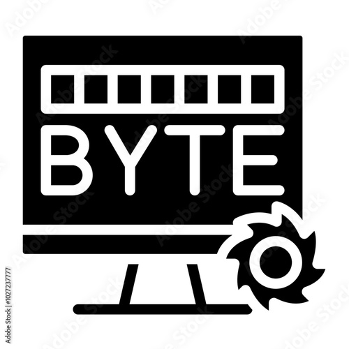 Byte Blade Vector Design Icon Style