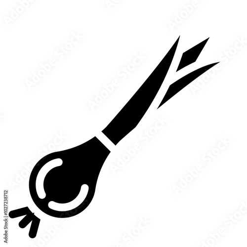 Scallion Vector Design Icon Style