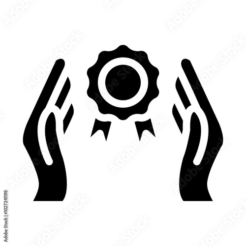 Respect Badge Vector Design Icon Style