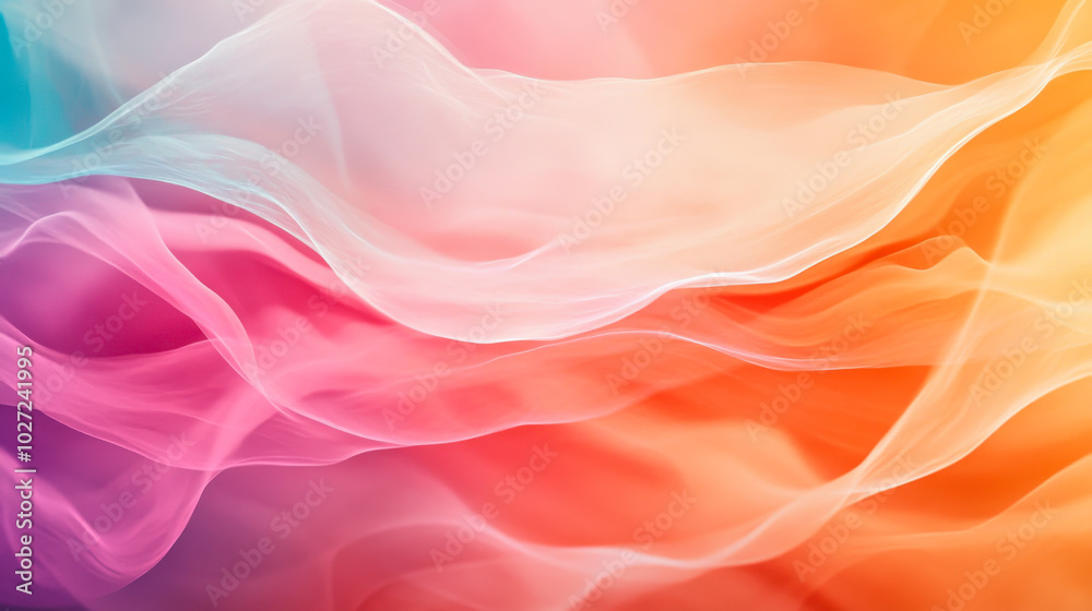 Vivid swirls of color in an abstract composition showcasing a beautiful blend of warm and cool tones Vivid swirls of color in an abstract composition showcasing a beautiful blend of warm and cool tones