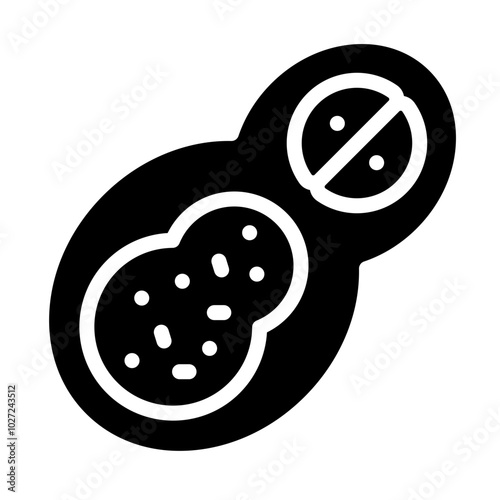 Cell Division Vector Design Icon Style