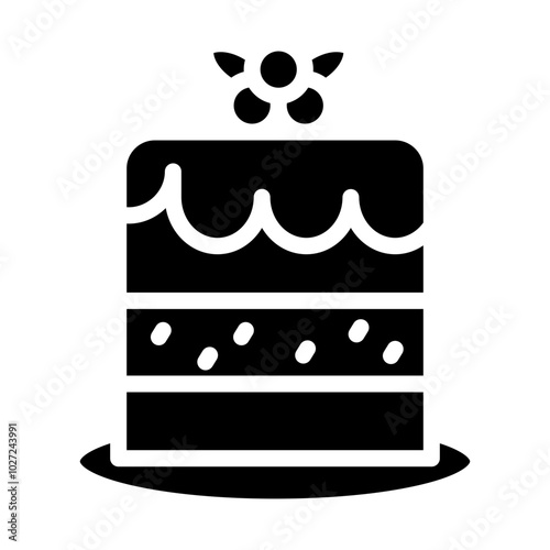 Tiramisu Vector Design Icon Style