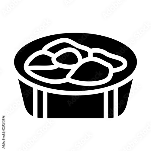 Osso Buco Vector Design Icon Style